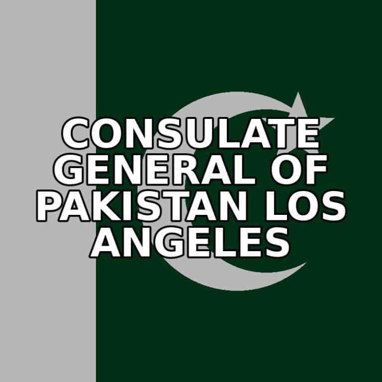 Consulate General of Pakistan, Los Angeles